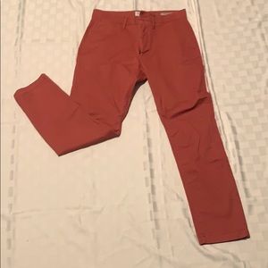 Hennepin chino pants burnt orange 31x30
